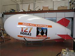 Helium blimp for aerial filming